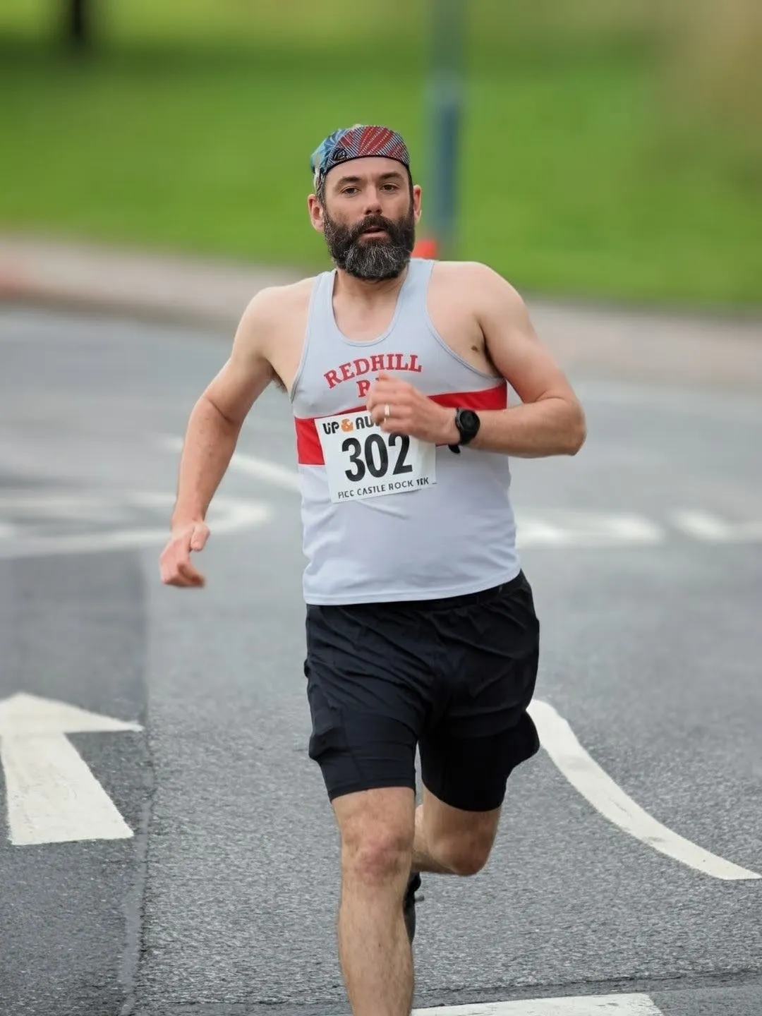 Alastair running - embodying the site's theme